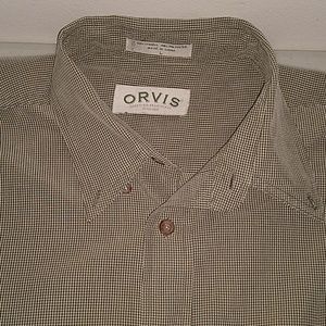 Orvis button down size L lycocell and polyester